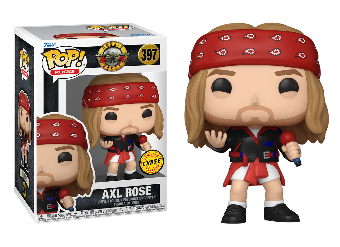 FUNKO - Pop Rocks Axl Rose with Red Bandana Chase